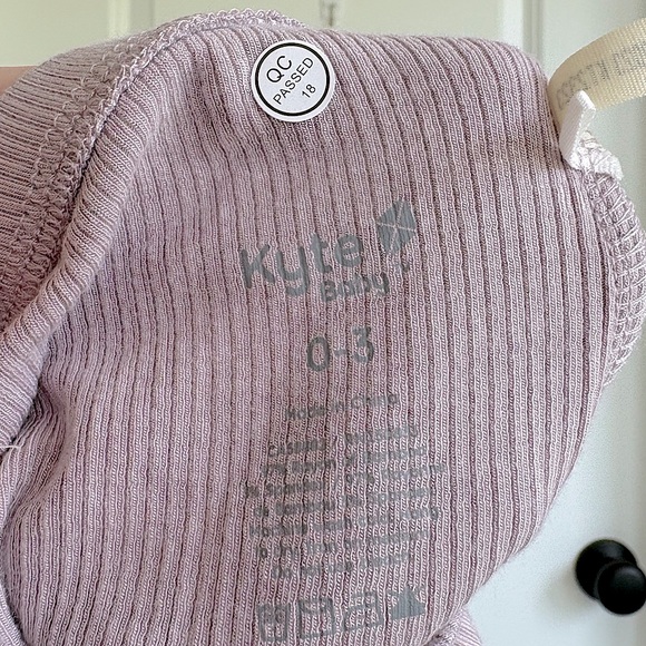 🪁Kyte BABY Light Mauve Bamboo Ribbed Leggings - Picture 4 of 5